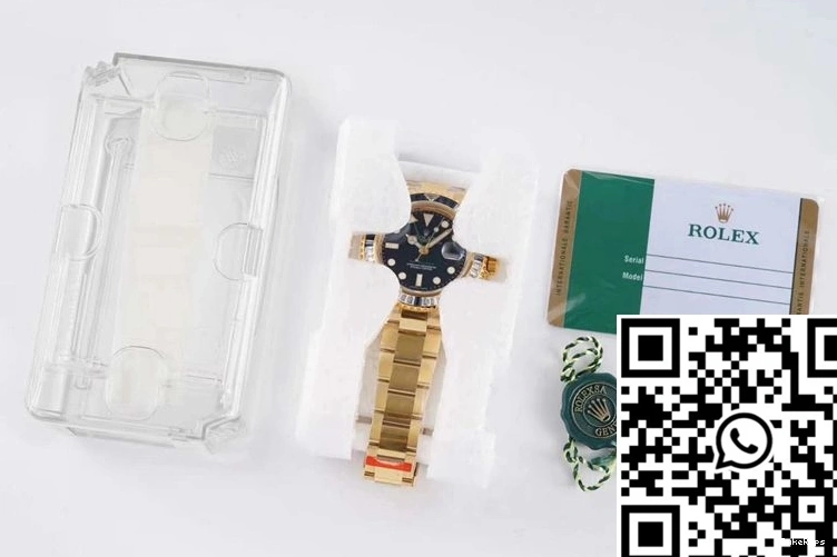 Master Blue II White GMT Rolex Factory ROF Diamond SAru 116758 1003